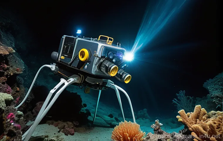 해양학 실험기기 사용법 - **Prompt:** A diverse team of oceanographers, clad in professional maritime workwear including life ... 해양학 실험기기 사용법 - **Prompt:** A diverse team of oceanographers, clad in professional maritime workwear including life ...